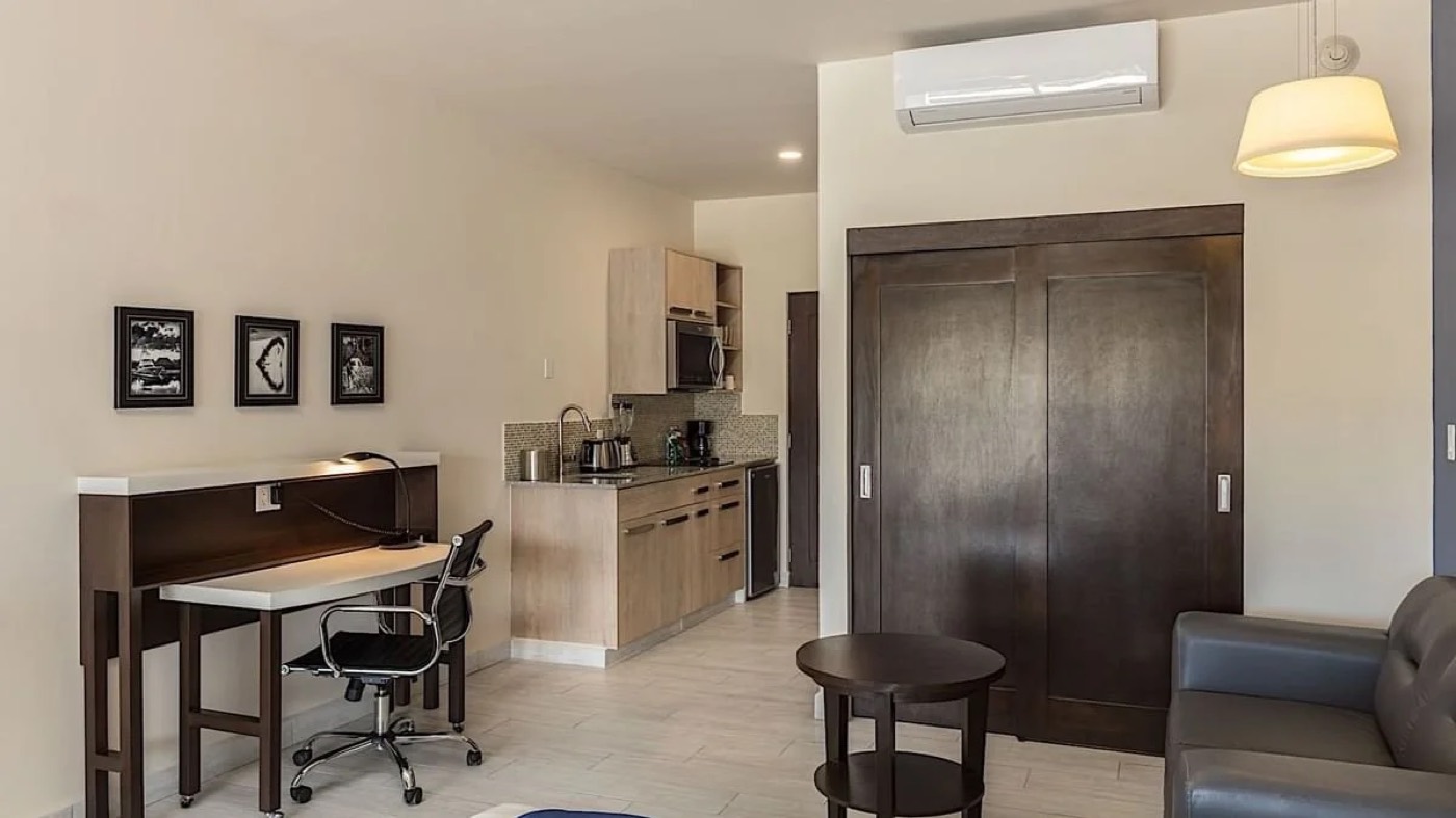 Medano Hotel junior suite kitchenette