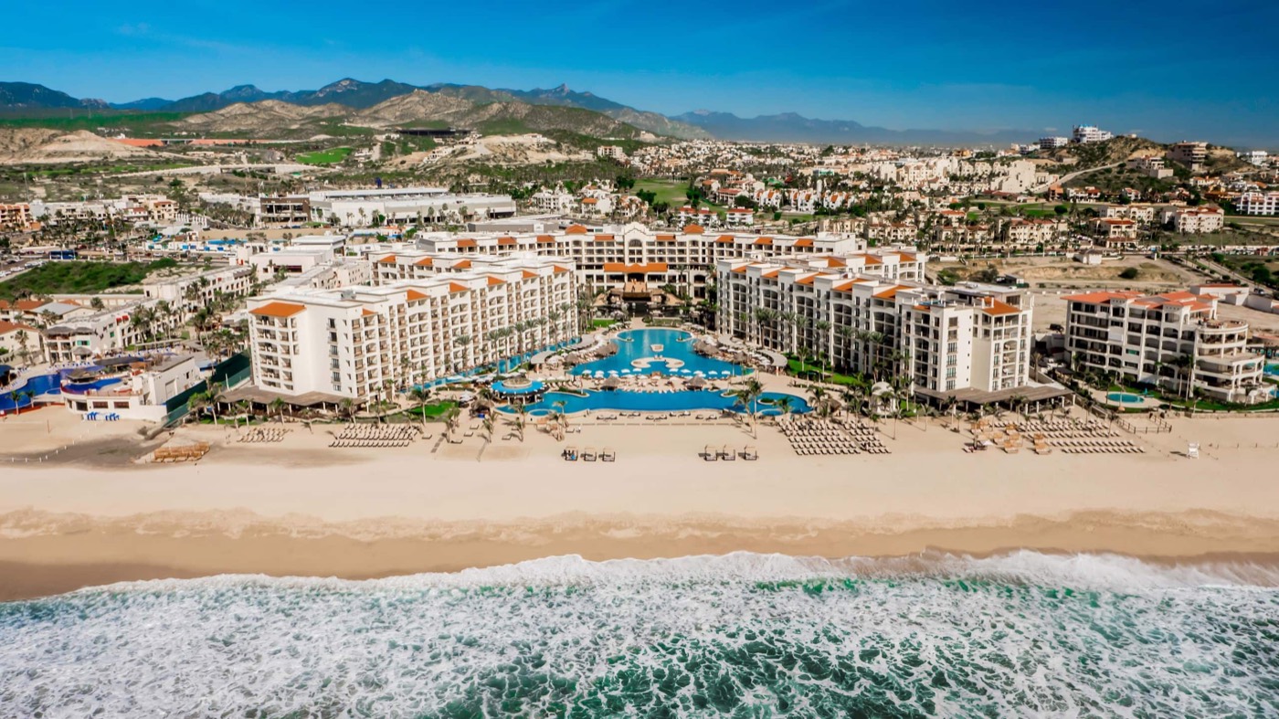 Hyatt Ziva Los Cabos aerial and beach